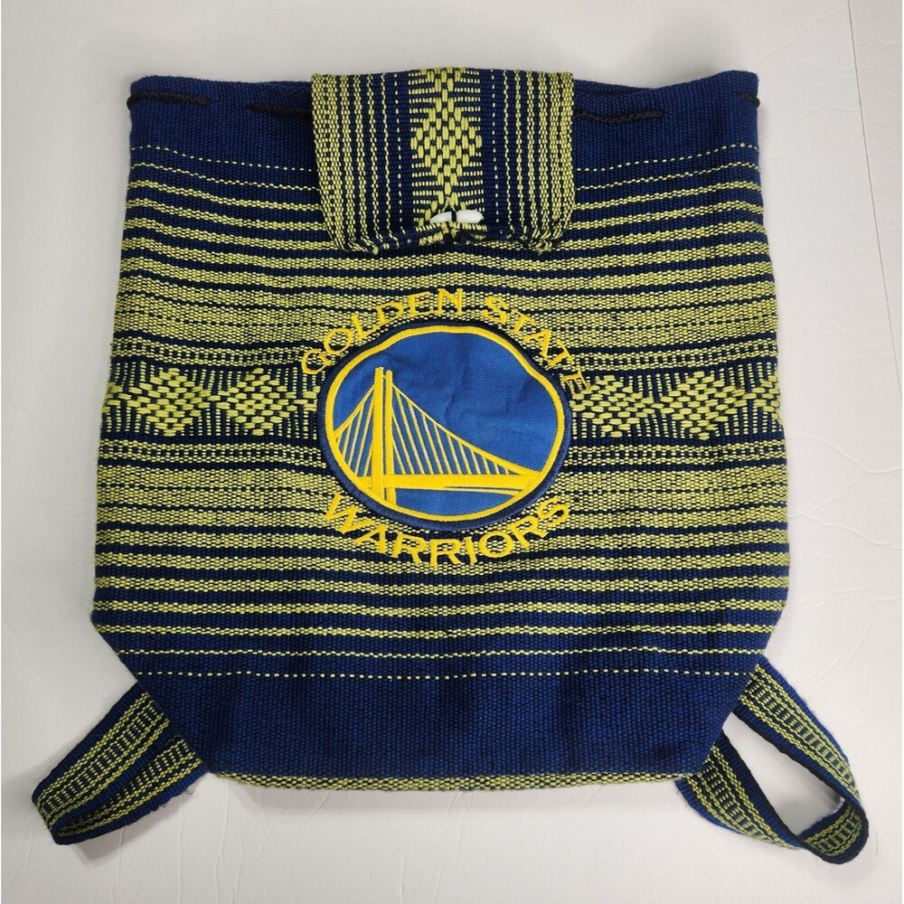 Golden State Warriors Backpack Hippe Bag Carrying Tote Basketball NBA SF Bridge